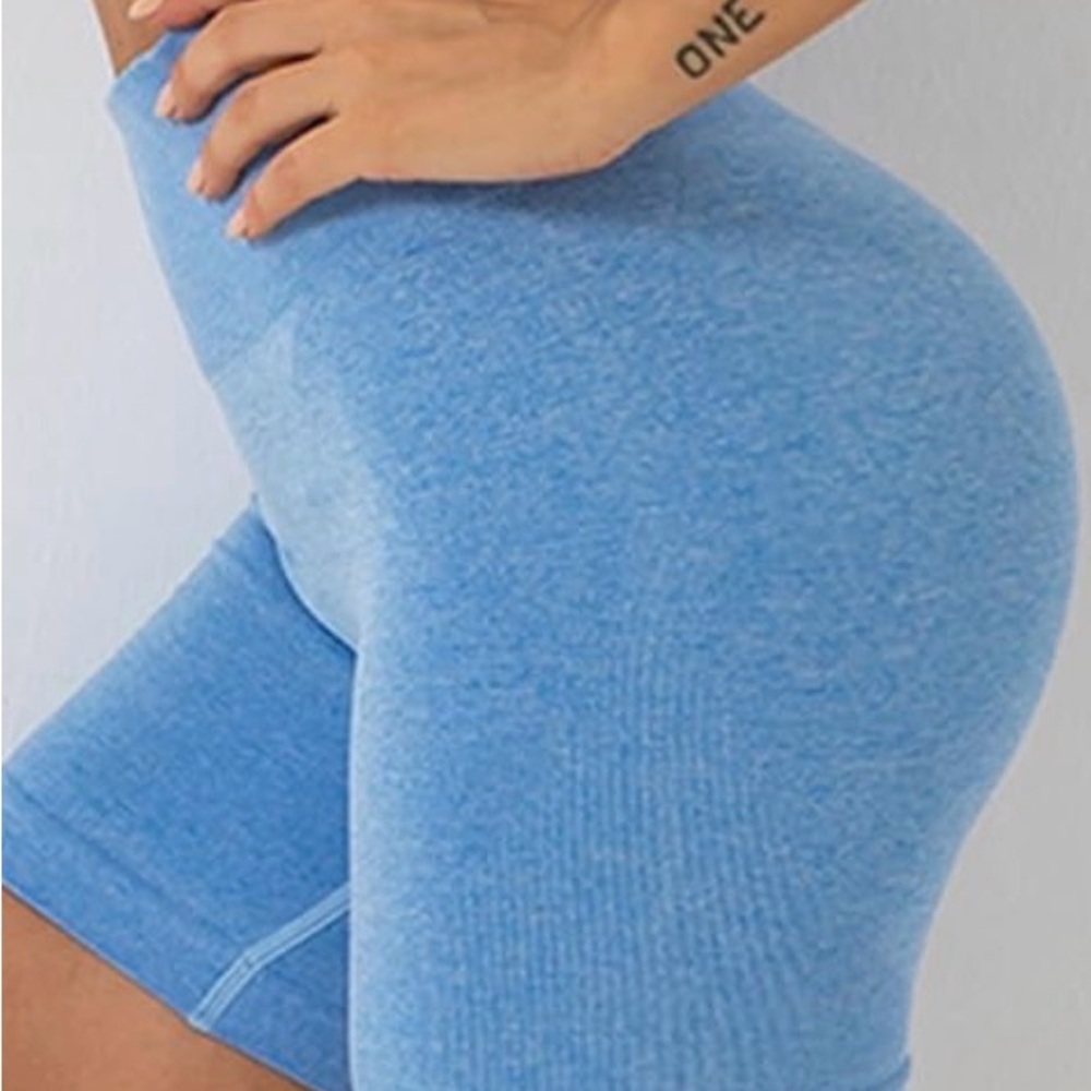 Women's Athletic Shorts in Sky Blue